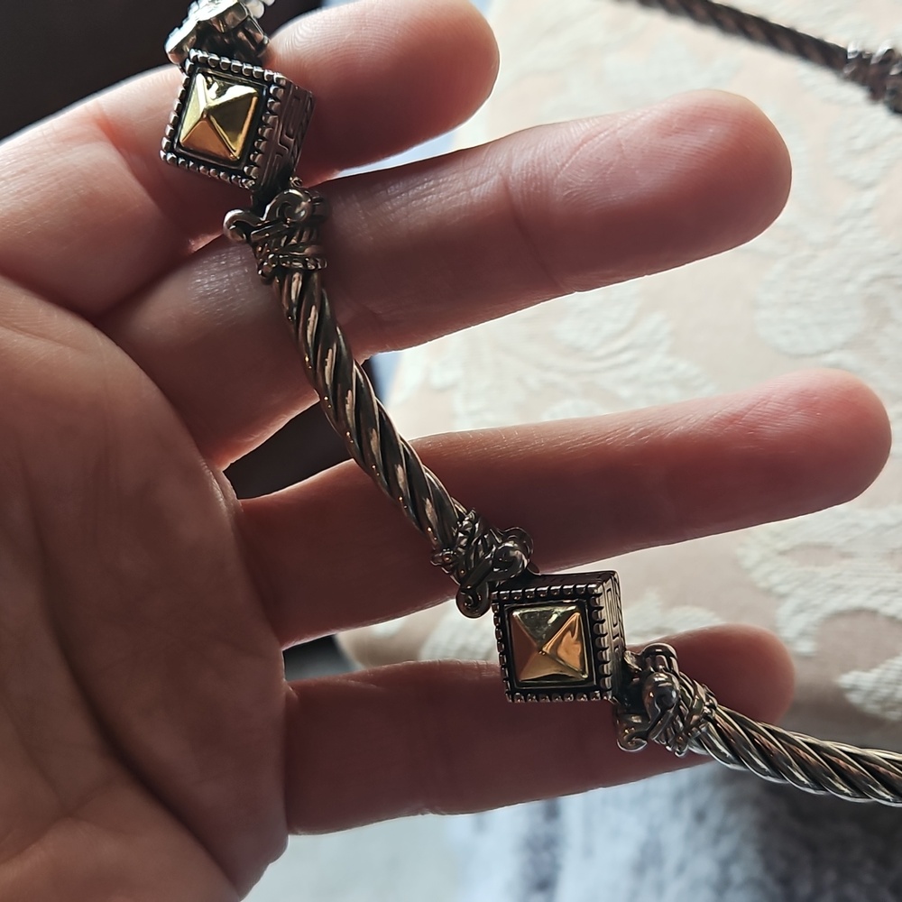 Vintage Menegatti | Cable Necklace - Picture 5 of 9